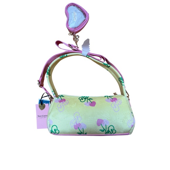 Juicy Couture Retro Juicy Cherry Shoulder Bag Yellow - Picture 5 of 6